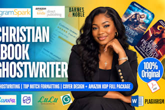 be your christian ghostwriter for faith based ebook