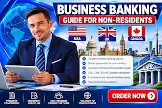 guide non residents on US UK and canadian business banking