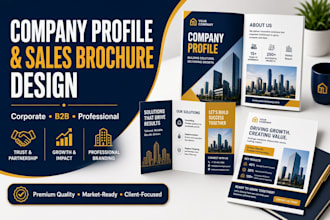 german profile design corporate sales brochure sales sheet design for companies
