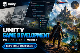 create a unity game with custom gameplay mechanics