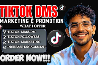 send tiktok mass dm, targeted tiktok outreach, and lead generation
