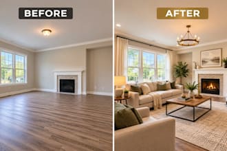 do virtual staging, virtual furniture, and virtual renovation