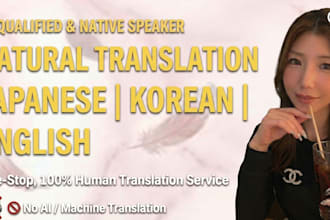 do natural japanese korean localization and ad copywriting