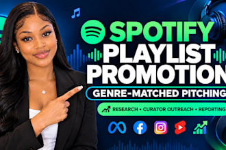 promote your music through spotify playlist pitching
