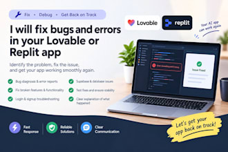 fix bugs and errors in your lovable ai, replit, or windsurf app