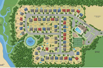 design 2d real estate maps, property maps, land maps and vector site plans