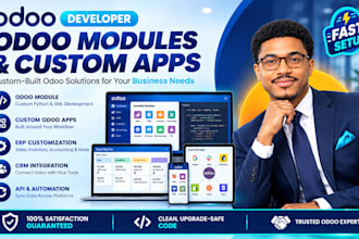 builds odoo module, custom odoo apps, erp customization and CRM integration
