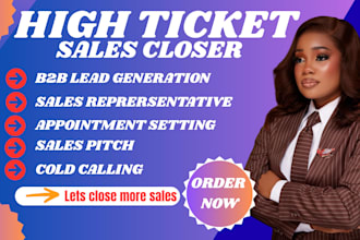sales closer sales representative lead generation cold calling sales person