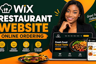 build wix restaurant website with online ordering and menu setup
