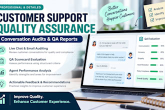 audit your customer support conversations and provide detailed QA feedback