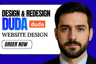 build and design a website using the duda website builder