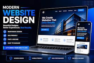 design hvac, roofing, plumbing and contractor website