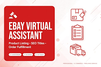 be your ebay virtual assistant for listings and order fulfillment