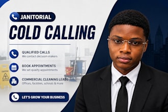 janitorial cold calling, appointment setting, lead generation