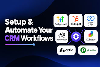 automate setup pipedrive zoho crm hubspot email gohighlevel zapier integration