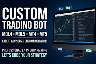 program custom mql4 mql5 expert advisor and indicator for mt4 mt5