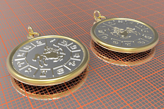 design custom 3d hype chains and pendants for 3d printing