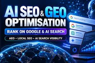 setup full monthly store website ai GEO aeo, local and ai SEO optimization
