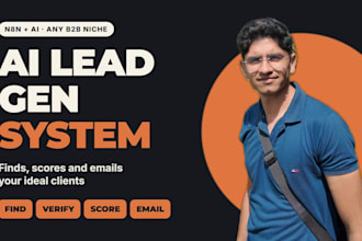 build an ai lead generation system for your icp with n8n and cold email