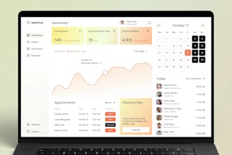 develop custom healthcare web app, patient portal, or clinic management software