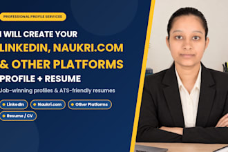 create professional resumes and profiles