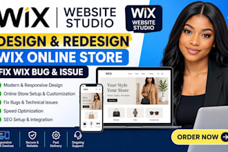 fix wix website studio design redesign wix online store fix wix bug issue