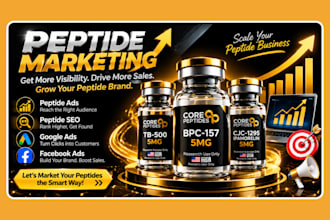 do peptide marketing  peptide ads peptide SEO google ads facebook ads
