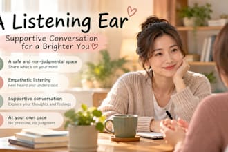 provide empathetic listening and supportive conversation