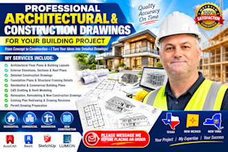 create professional architectural and construction drawings