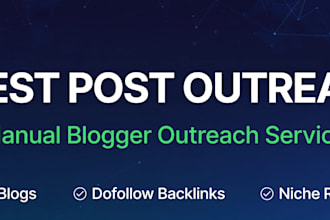 do manual outreach for guest posts on digital marketing blogs