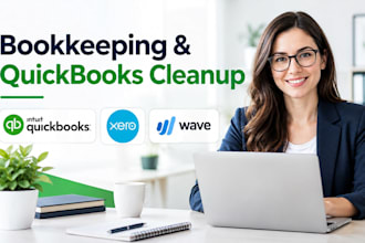 clean up and reconcile in quickbooks online and xero