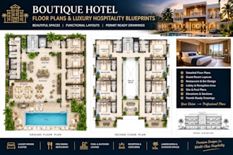 design boutique hotel floor plans and luxury hospitality blueprints