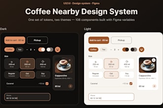 create a figma design system and UI kit for your app