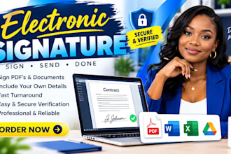 create electronic signatures and digital signature solutions