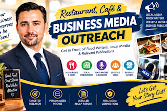 restaurant fashion brand business media outreach journalist pitching PR outreach