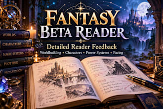 beta read your fantasy webnovel or progression fantasy story