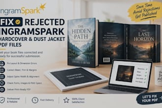 fix rejected ingramspark hardcover and dust jacket pdfs