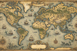 design historical location map antique map vintage map heritage map illustration