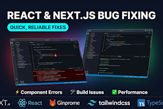 fix react, nextjs bugs, UI errors, and performance issues