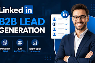 do linkedin b2b lead generation, targeted prospecting, and qualified b2b leads