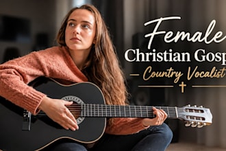 sing female christian choir and country music vocals