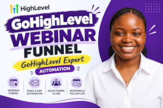 gohighlevel webinar funnel gohighlevel webinar ghl webinar funnel ghl automation