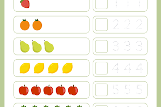 design printable kids worksheets in canva
