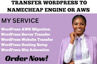 transfer wordpress godaddy namecheap kinsta wp engine AWS docker kubernetes