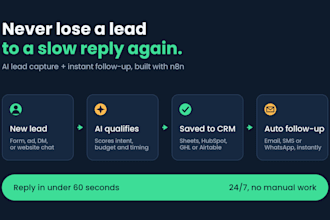 setup an ai lead capture and automated follow up system