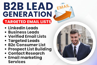 do targeted b2b lead generation verified email list for cold email marketing