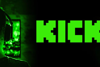 do organic kick promotion, boost kick live viewers, followers and chatters