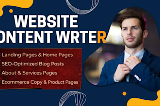 write professional website copy and SEO content