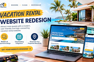 vacation rental website, rental website, property management, holiday rental