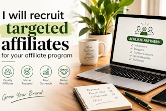 recruit targeted affiliates for your affiliate program